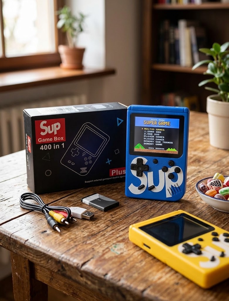 Consola Portátil Retro Sup Game Box 400 en 1 Plus