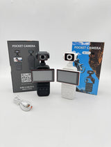 Cámara Pocket Portátil WiFi HD con Estabilizador y Amplia Pantalla